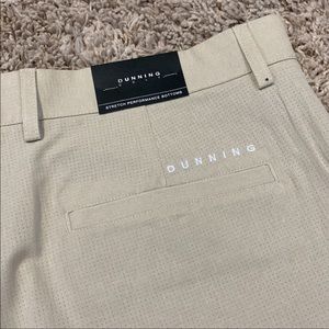 Dunning Golf Shorts khaki size 36 NWT